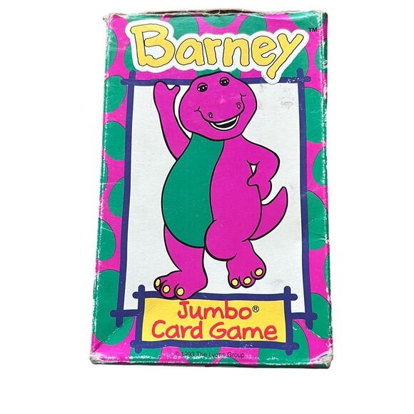 Barney Jumbo Card Game 1993 - Picture 1 of 13